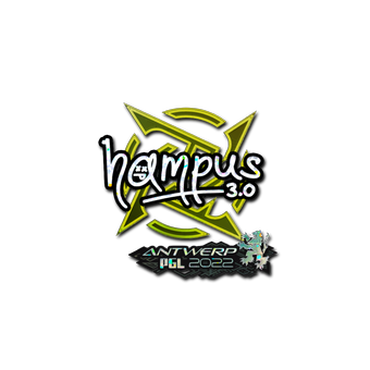 Sticker | hampus (Glitter) | Antwerp 2022 CS2 skin