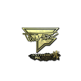 Sticker | Twistzz (Gold) | Antwerp 2022 CS2 skin