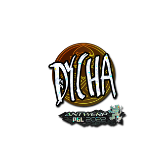 Sticker | dycha (Glitter) | Antwerp 2022 CS2 skin