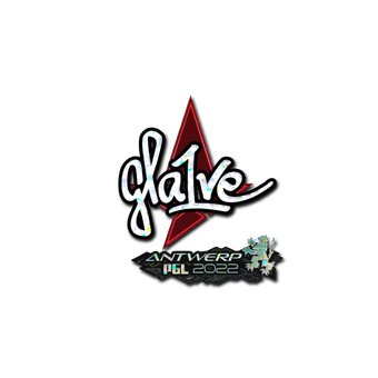 Sticker | gla1ve (Glitter) | Antwerp 2022 CS2 skin