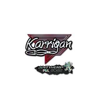 Sticker | karrigan (Glitter) | Antwerp 2022 CS2 skin