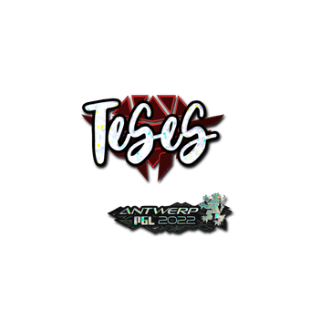 Sticker | TeSeS (Glitter) | Antwerp 2022 CS2 skin