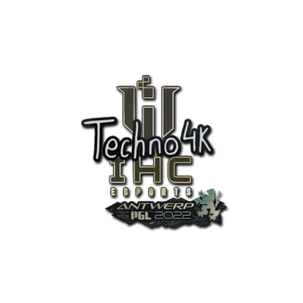 Sticker | Techno4K | Antwerp 2022 CS2 skin