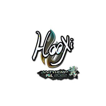 Sticker | HooXi (Glitter) | Antwerp 2022 CS2 skin