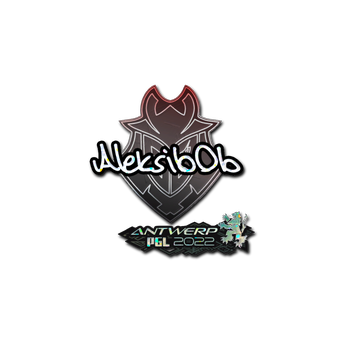 Sticker | Aleksib (Glitter) | Antwerp 2022 CS2 skin