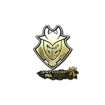 Sticker | G2 Esports (Gold) | Antwerp 2022 CS2 skin