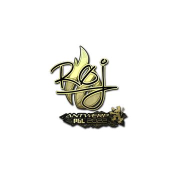 Sticker | roeJ (Gold) | Antwerp 2022 CS2 skin