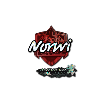 Sticker | Norwi (Glitter) | Antwerp 2022 CS2 skin