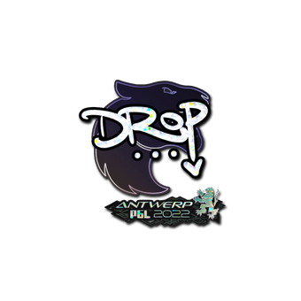 Sticker | drop (Glitter) | Antwerp 2022 CS2 skin