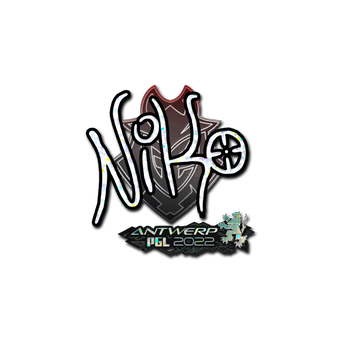 Sticker | NiKo (Glitter) | Antwerp 2022 CS2 skin