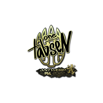 Sticker | tabseN (Gold) | Antwerp 2022 CS2 skin