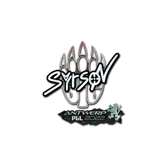 Sticker | syrsoN (Glitter) | Antwerp 2022 CS2 skin