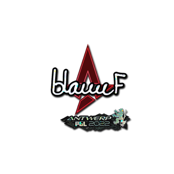 Sticker | blameF (Glitter) | Antwerp 2022 CS2 skin