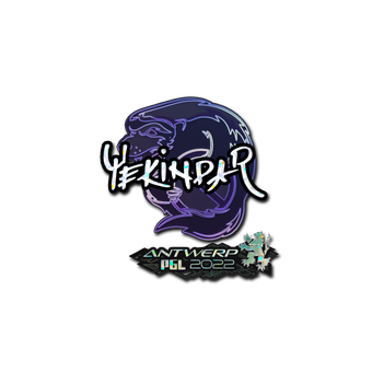 Sticker | YEKINDAR (Glitter) | Antwerp 2022 CS2 skin