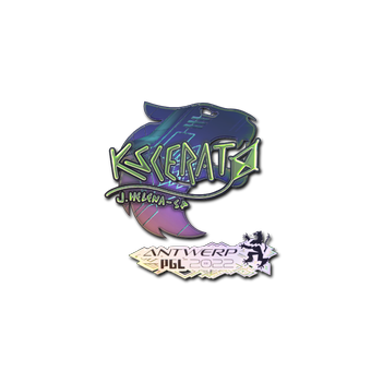 Sticker | KSCERATO (Holo) | Antwerp 2022 CS2 skin