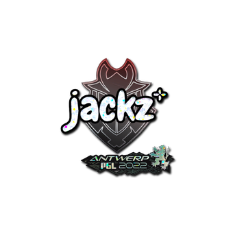 Sticker | JaCkz (Glitter) | Antwerp 2022 CS2 skin