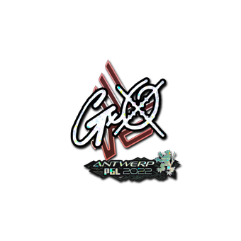 Sticker | gxx- (Glitter) | Antwerp 2022 CS2 skin