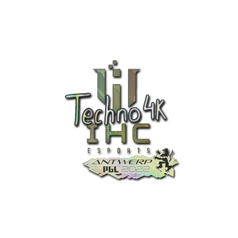 Sticker | Techno4K (Holo) | Antwerp 2022 CS2 skin