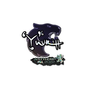 Sticker | yuurih (Glitter) | Antwerp 2022 CS2 skin