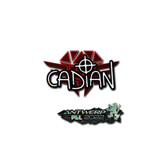 Sticker | cadiaN (Glitter) | Antwerp 2022 CS2 skin