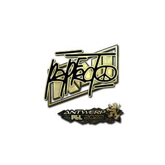 Sticker | Perfecto (Gold) | Antwerp 2022 CS2 skin
