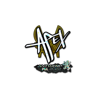 Sticker | apEX (Glitter) | Antwerp 2022 CS2 skin