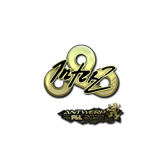 Sticker | interz (Gold) | Antwerp 2022 CS2 skin