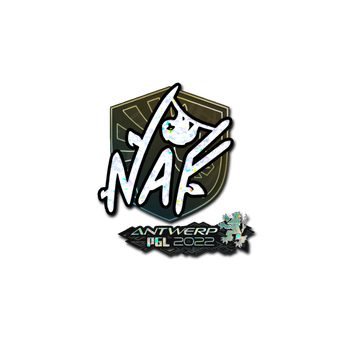 Sticker | NAF (Glitter) | Antwerp 2022 CS2 skin