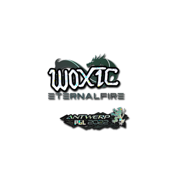 Sticker | woxic (Glitter) | Antwerp 2022 CS2 skin
