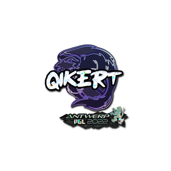 Sticker | qikert (Glitter) | Antwerp 2022 CS2 skin