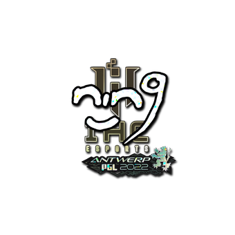 Sticker | nin9 (Glitter) | Antwerp 2022 CS2 skin
