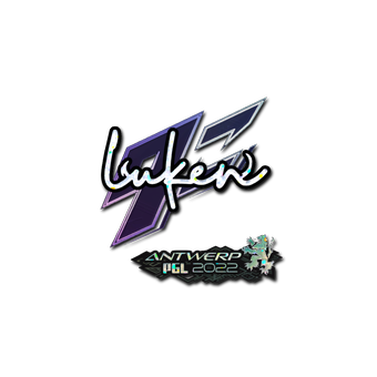 Sticker | luken (Glitter) | Antwerp 2022 CS2 skin