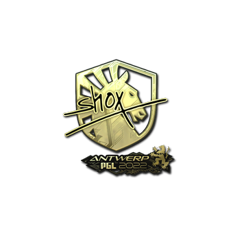 Sticker | shox (Gold) | Antwerp 2022 CS2 skin