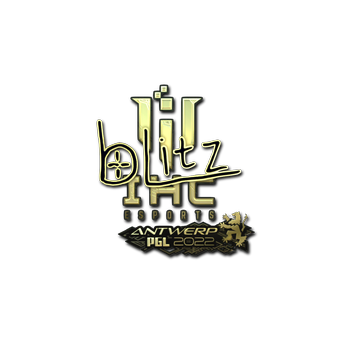 Sticker | bLitz (Gold) | Antwerp 2022 CS2 skin