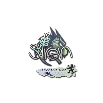 Sticker | S1ren (Holo) | Antwerp 2022 CS2 skin