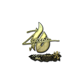 Sticker | Zyphon (Gold) | Antwerp 2022 CS2 skin