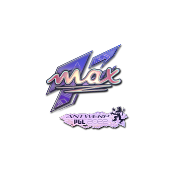 Sticker | max (Holo) | Antwerp 2022 CS2 skin