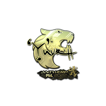 Sticker | yuurih (Gold) | Antwerp 2022 CS2 skin