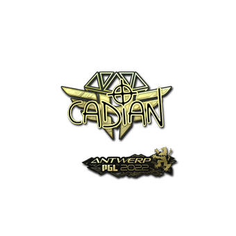 Sticker | cadiaN (Gold) | Antwerp 2022 CS2 skin