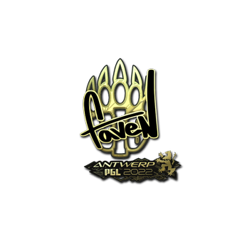 Sticker | faveN (Gold) | Antwerp 2022 CS2 skin