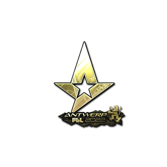 Sticker | Astralis (Gold) | Antwerp 2022 CS2 skin