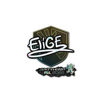 Sticker | EliGE (Glitter) | Antwerp 2022 CS2 skin
