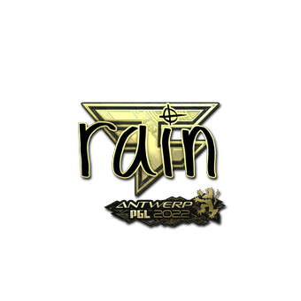Sticker | rain (Gold) | Antwerp 2022 CS2 skin