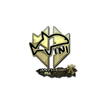 Sticker | VINI (Gold) | Antwerp 2022 CS2 skin
