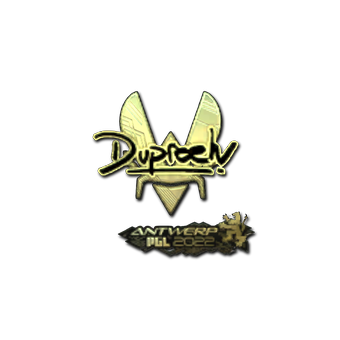 Sticker | dupreeh (Gold) | Antwerp 2022 CS2 skin
