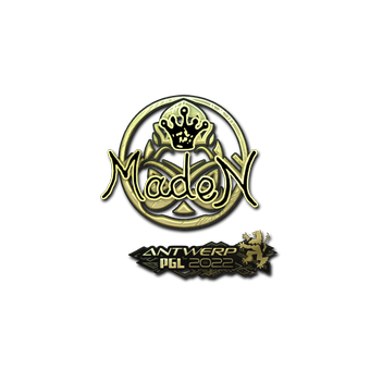 Sticker | maden (Gold) | Antwerp 2022 CS2 skin