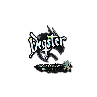 Sticker | degster (Glitter) | Antwerp 2022 CS2 skin