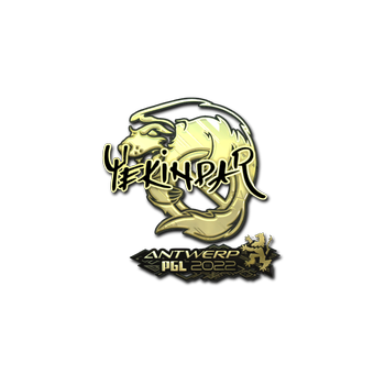 Sticker | YEKINDAR (Gold) | Antwerp 2022 CS2 skin