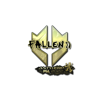 Sticker | FalleN (Gold) | Antwerp 2022 CS2 skin