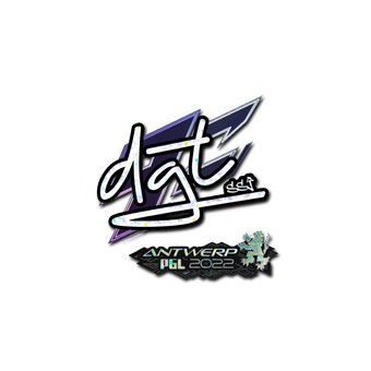 Sticker | dgt (Glitter) | Antwerp 2022 CS2 skin